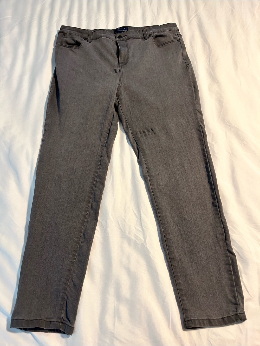 Talbots Gray Jegging Slim 5-Pocket Jeans